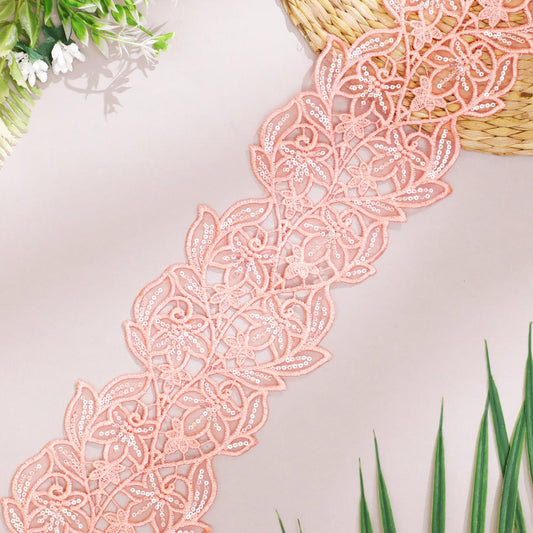 Art Deco Organza Lace in Designer Accent