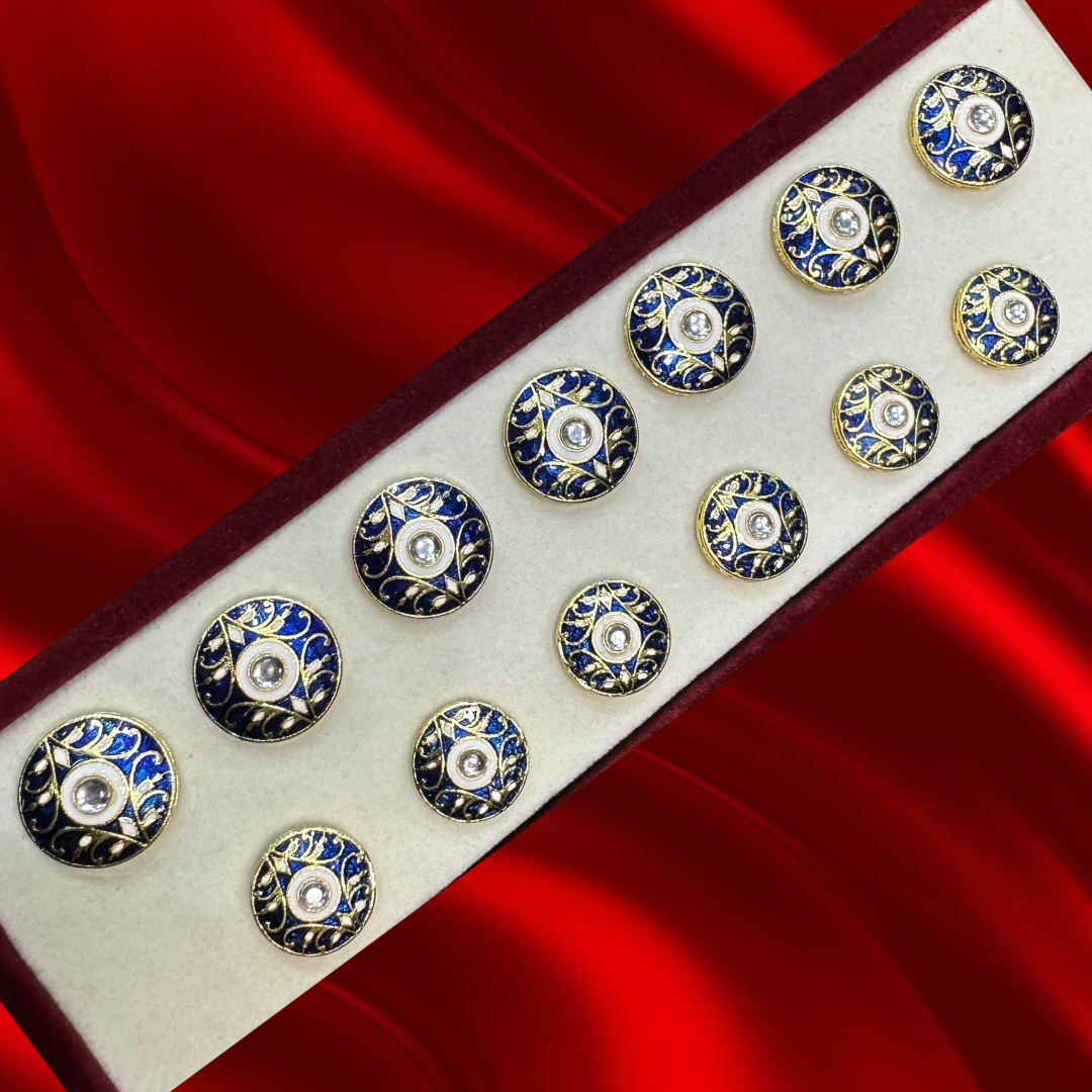 Sherwani Button (7 Big & 6 Small Pcs)