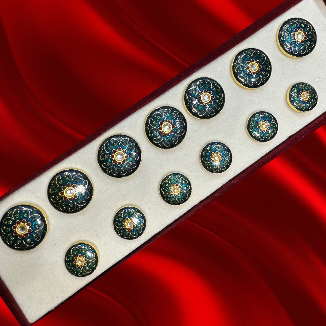 Sherwani Button (7 Big & 6 Small Pcs)