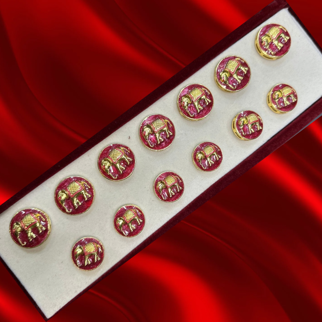 Sherwani Button (7 Big & 6 Small Pcs)