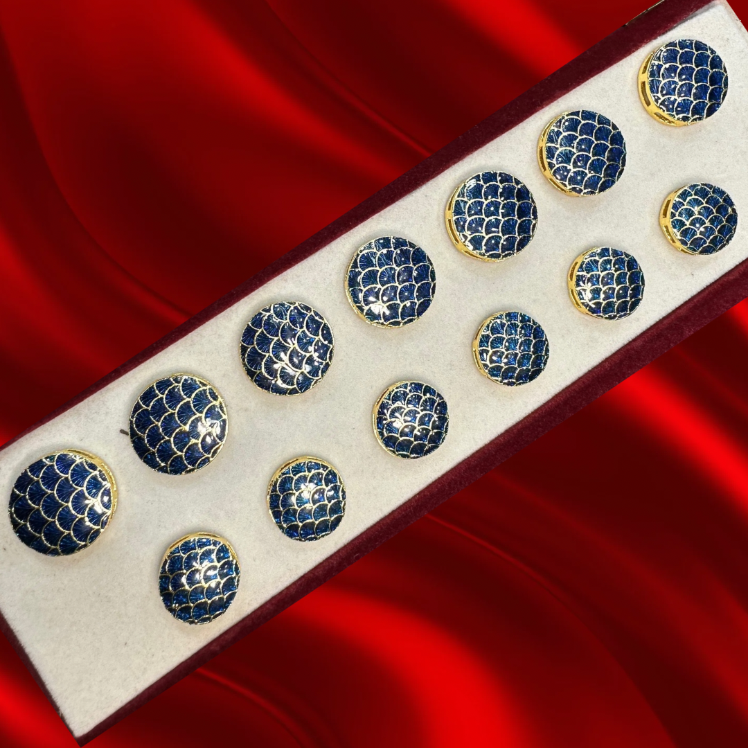 Sherwani Button (7 Big & 6 Small Pcs)