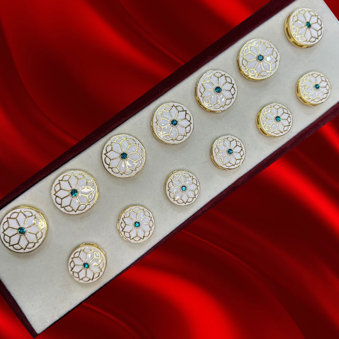 Sherwani Button (7 Big & 6 Small Pcs)