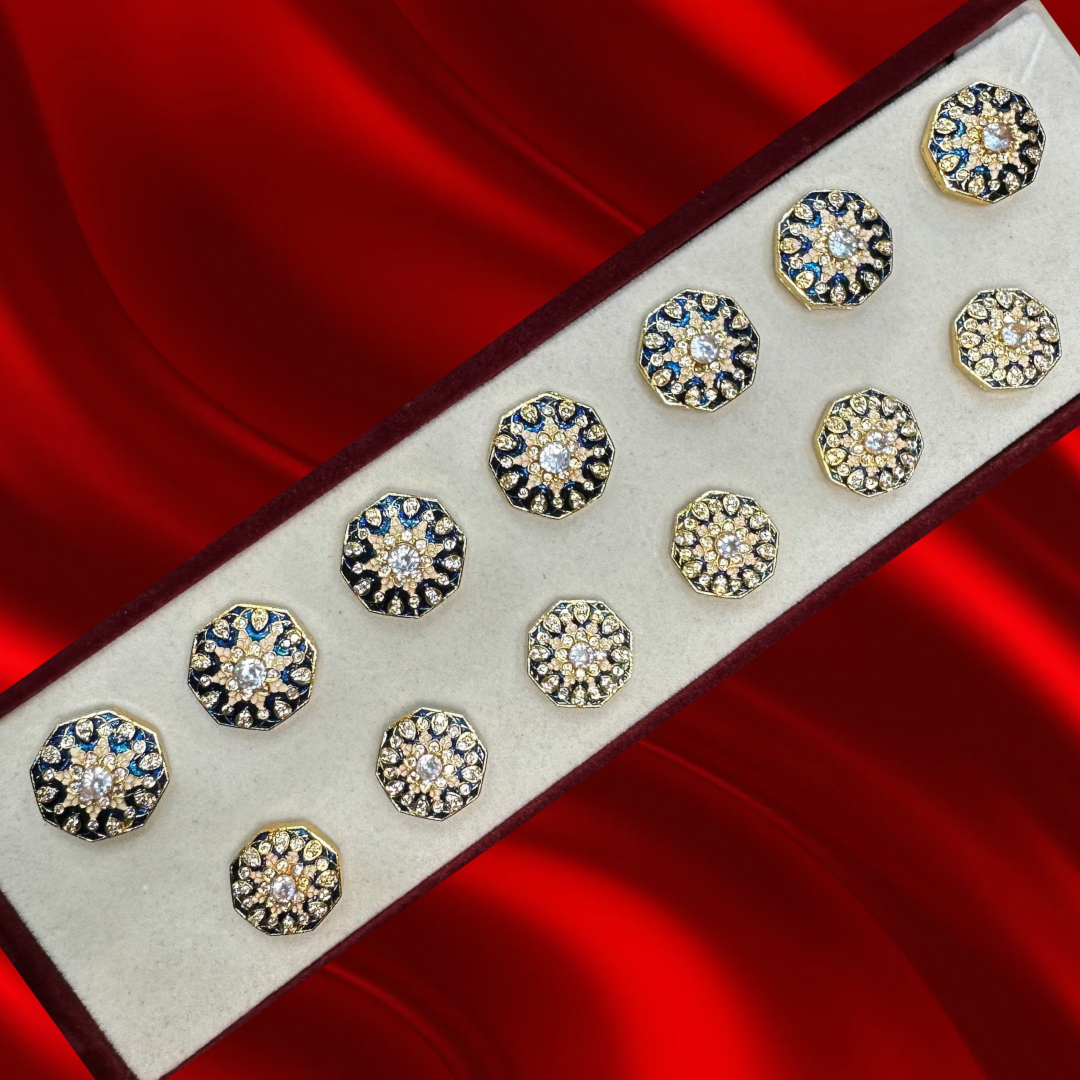 Sherwani Button (7 Big & 6 Small Pcs)