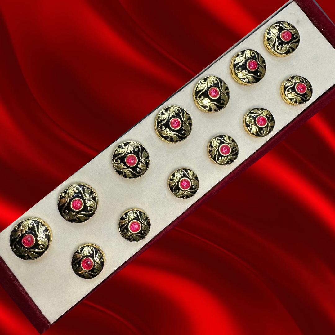 Sherwani Button (7 Big & 6 Small Pcs)