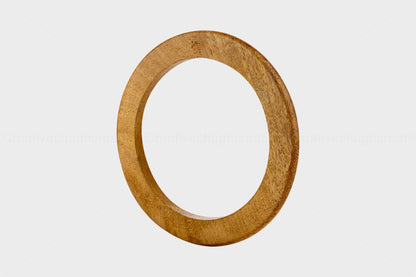 Round Shaped Wooden Handle (Pack of 2 Pcs)