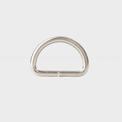 Silver D-Ring Buckle Handbag & Belt Accessory