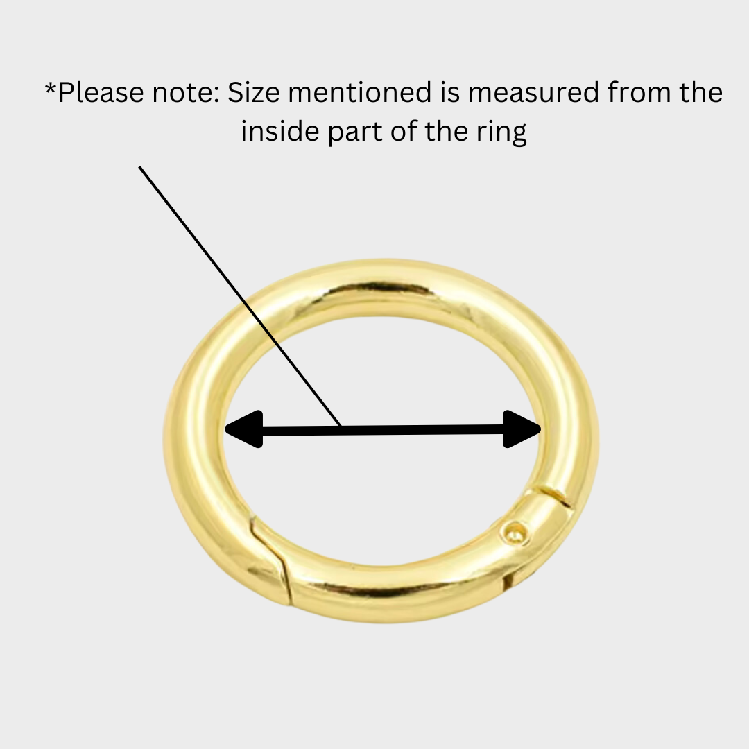 Premium Quality Round Metal Open & Close Ring – SMD TRIMS