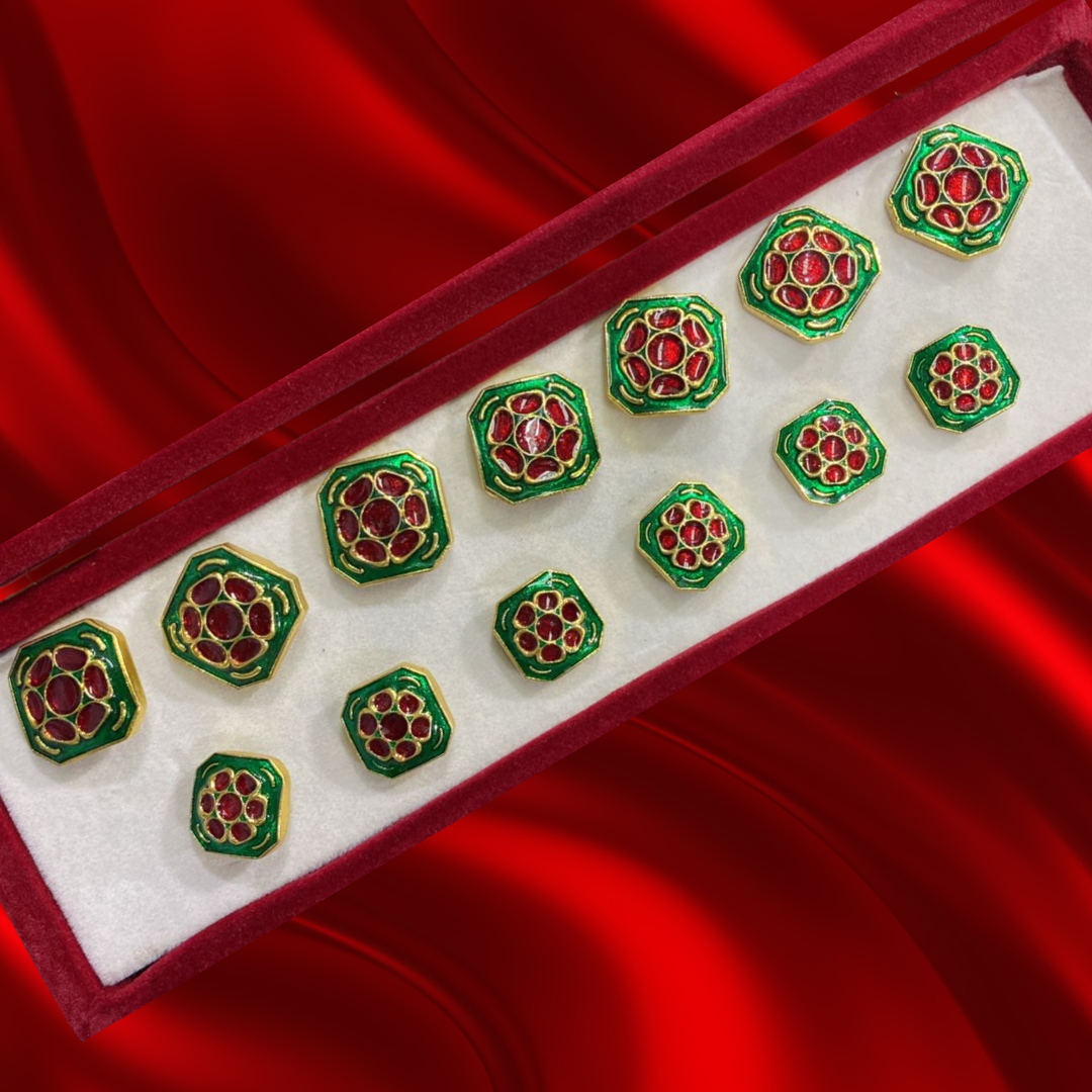 Sherwani Button (7 Big & 6 Small Pcs)