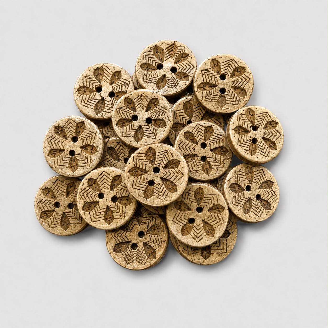 Natural Coconut Button Collection