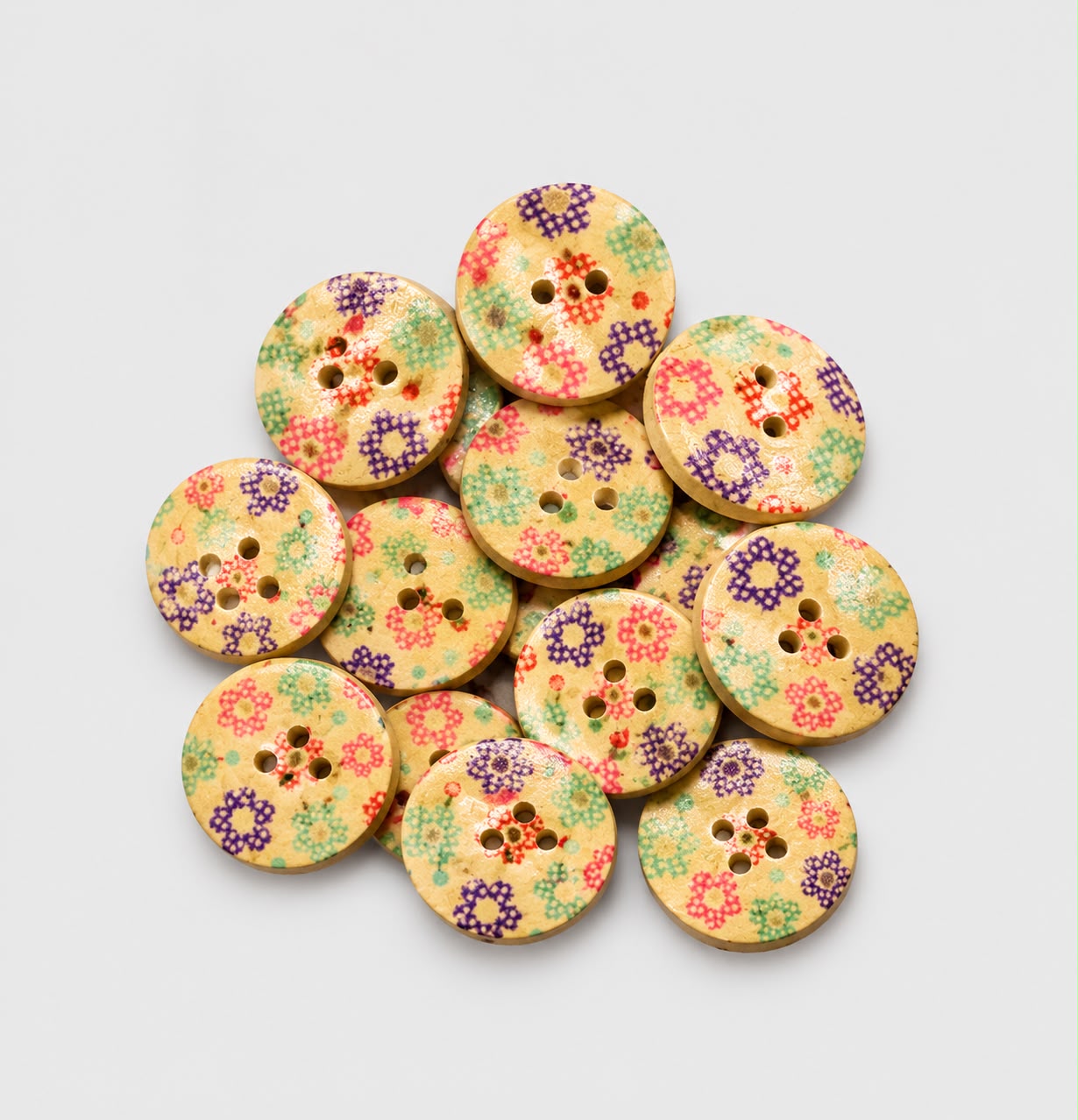 Wood Button Collection