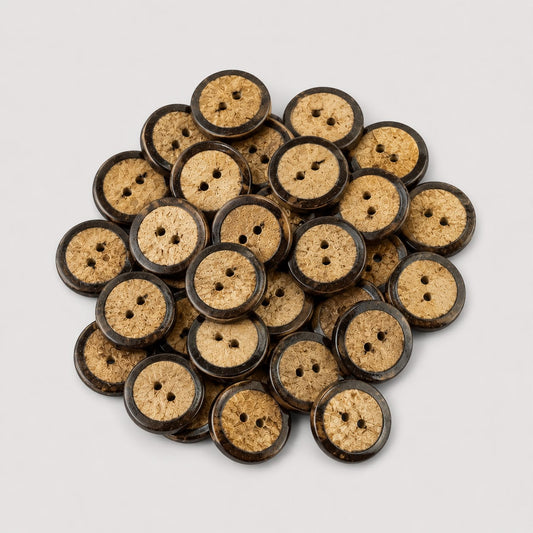 Natural Wood Button
