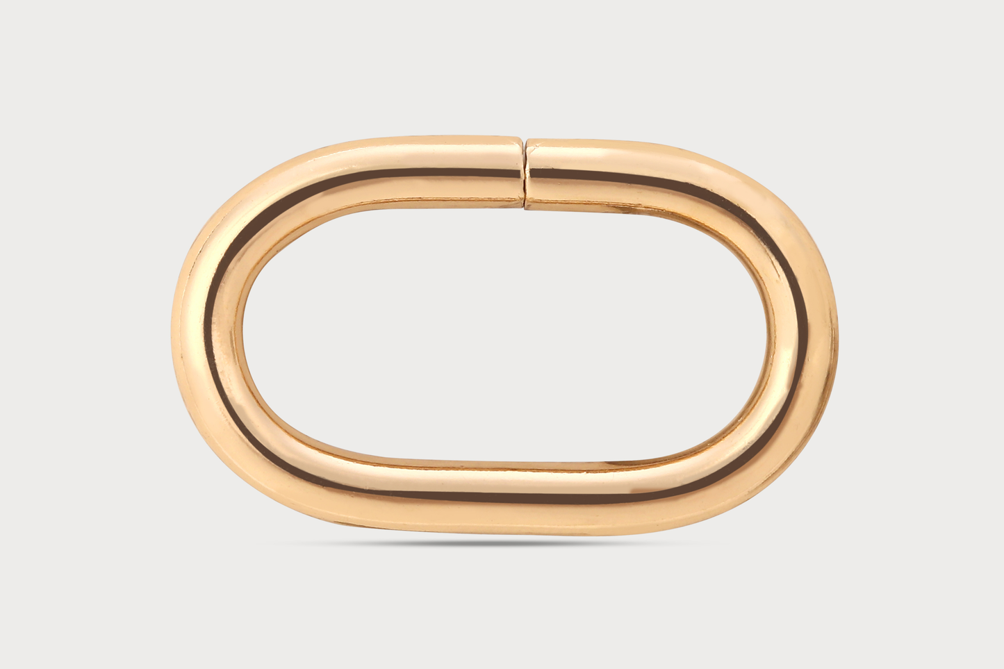Oval Golden Metal Loop
