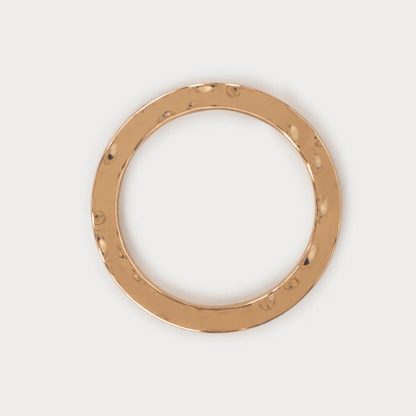 Chic Gold Metal Buckle Ring