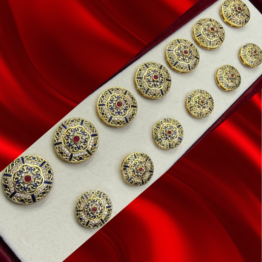 Sherwani Button (7 Big & 6 Small Pcs)
