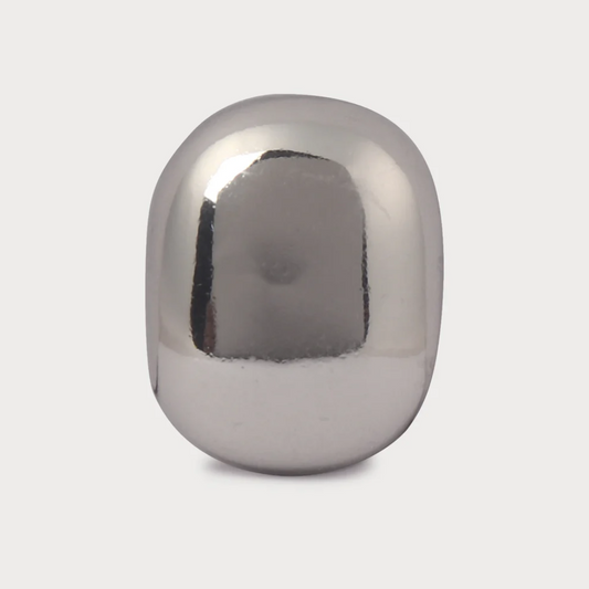 Rectangle Shape Metal Button